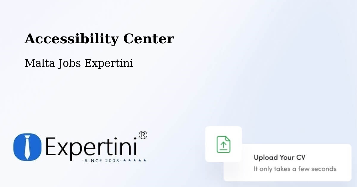 Accessibility Statement – Żejtun - Malta Jobs Expertini