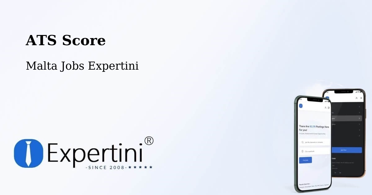 Resume ATS Score & Job Description Match Tool – Żejtun - Malta Jobs Expertini
