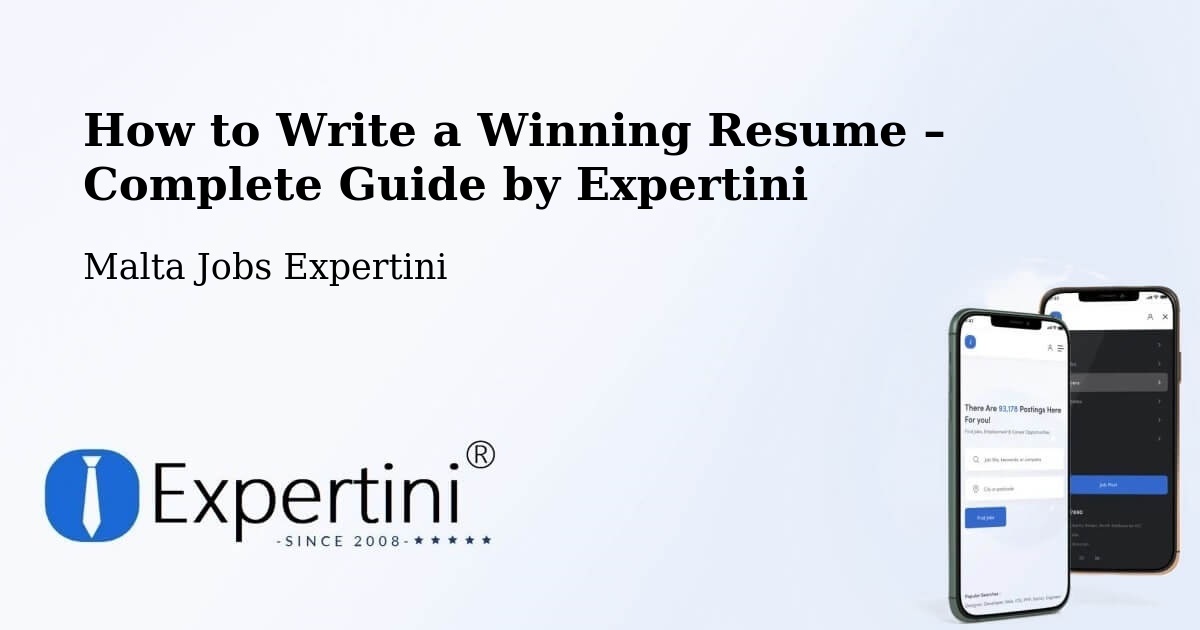Resume Writing Guide for Job Seekers – Żejtun - Żejtun, Malta Jobs Expertini