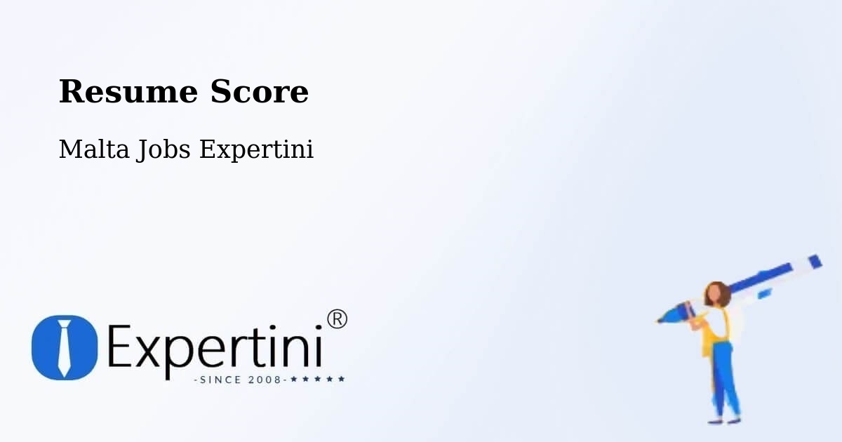 Resume Score & Job Description Match Tool – Żejtun - Malta Jobs Expertini